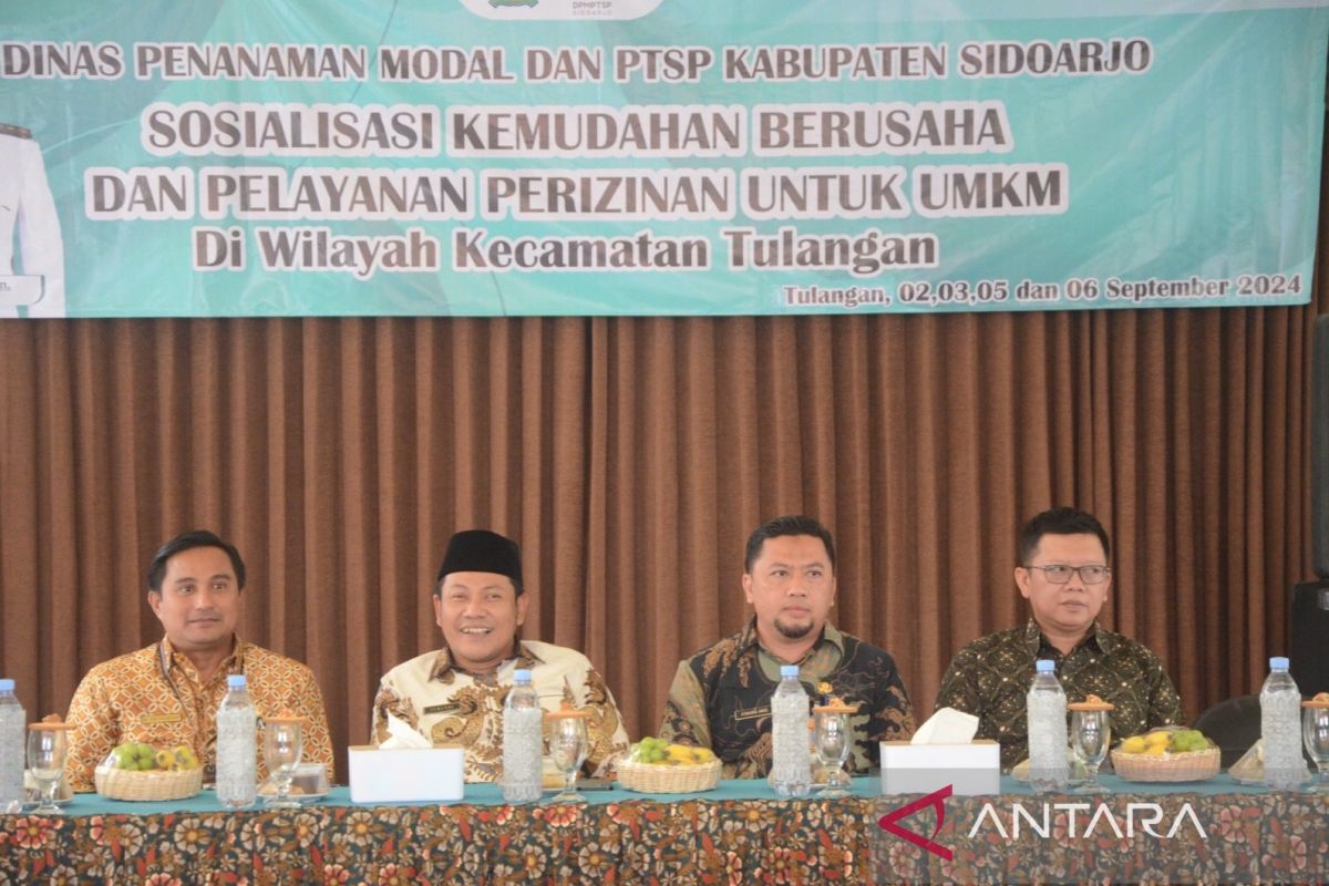 Pemkab Sidoarjo gencarkan kemudahan perizinan pelaku UMKM