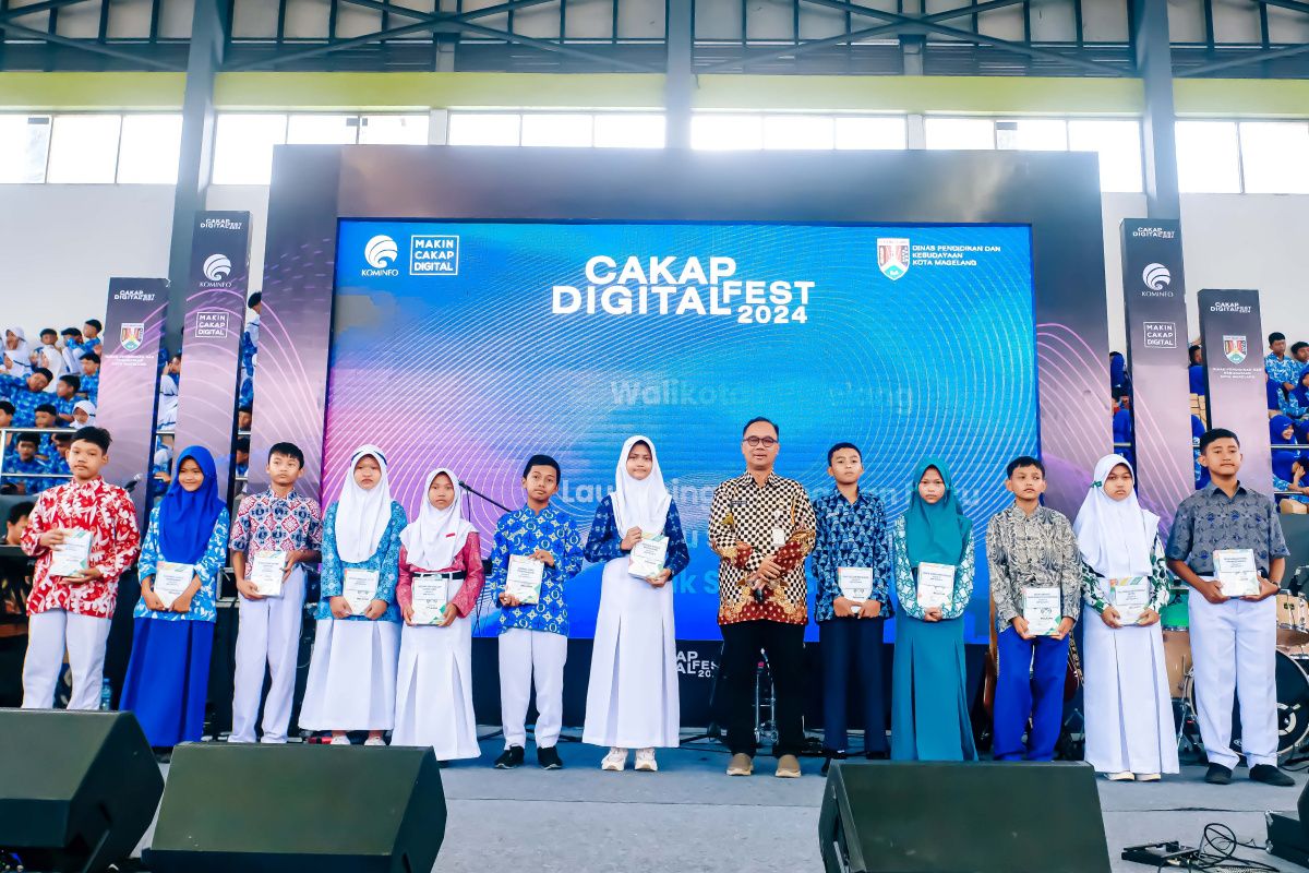 Seribuan siswa SMP Kota Magelang ikuti festival cakap digital 2024