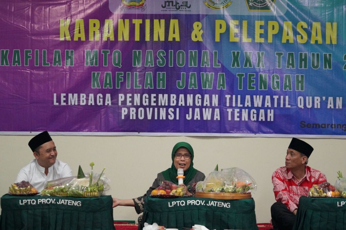 Kafilah Jateng optimistis jadi yang terbaik pada MTQ Nasional 2024