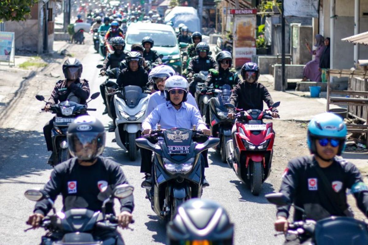 Pawai motor meriahkan HUT ke-89 Madrasah NWDI di Lombok Timur