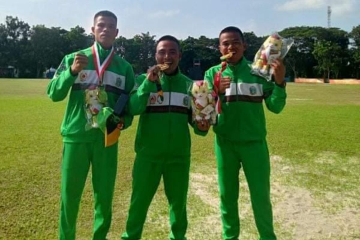 Unimed persembahkan medali emas kriket PON untuk Sumut