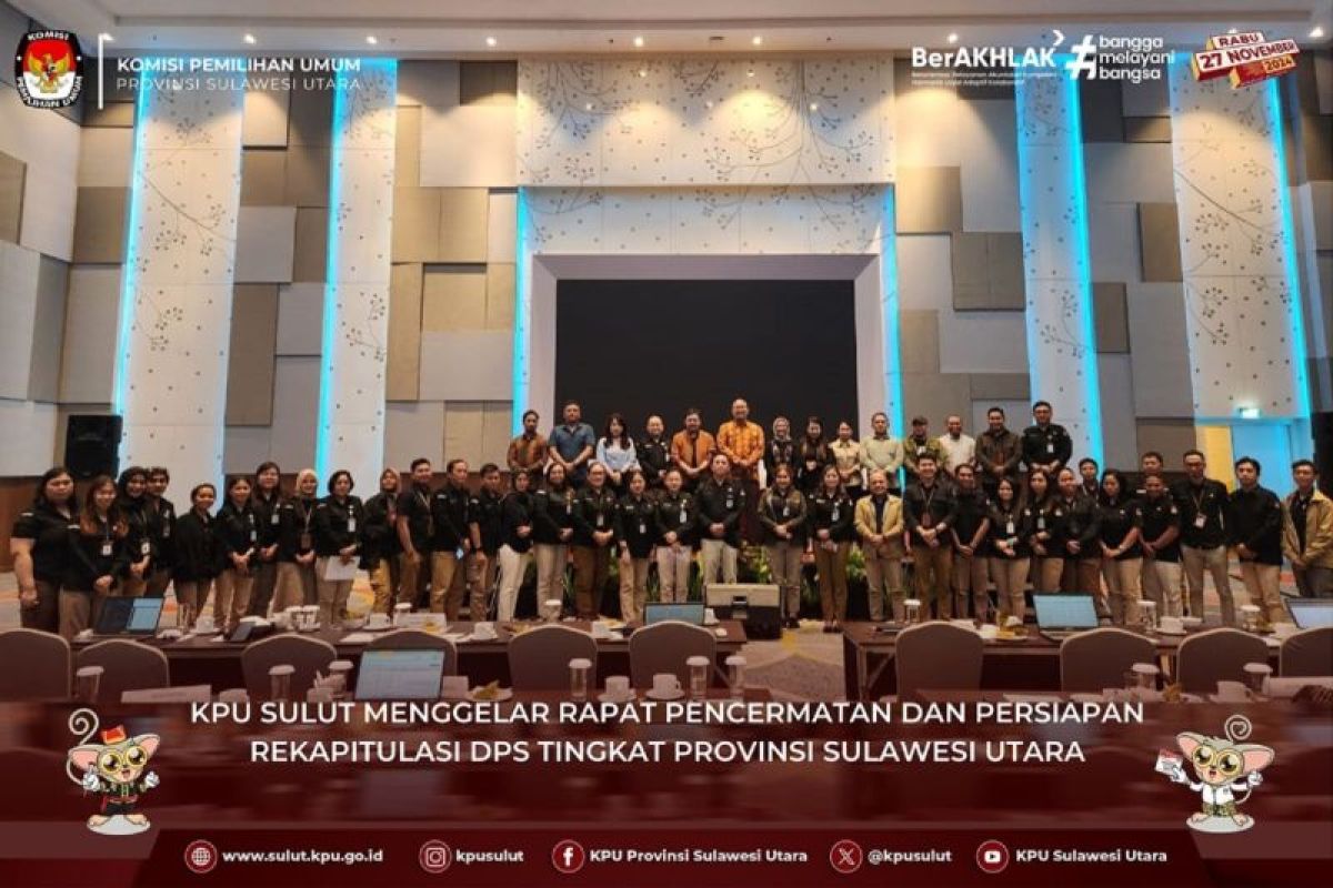 KPU Sulut selesaikan data ganda penyusunan DPSHP