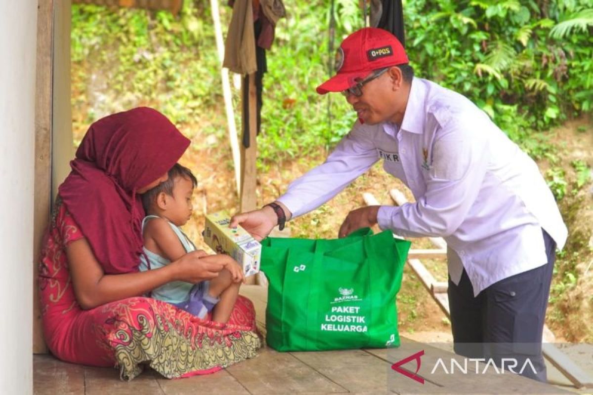 Baznas RI salurkan 176 paket logistik untuk mustahik Muslim Baduy di Banten