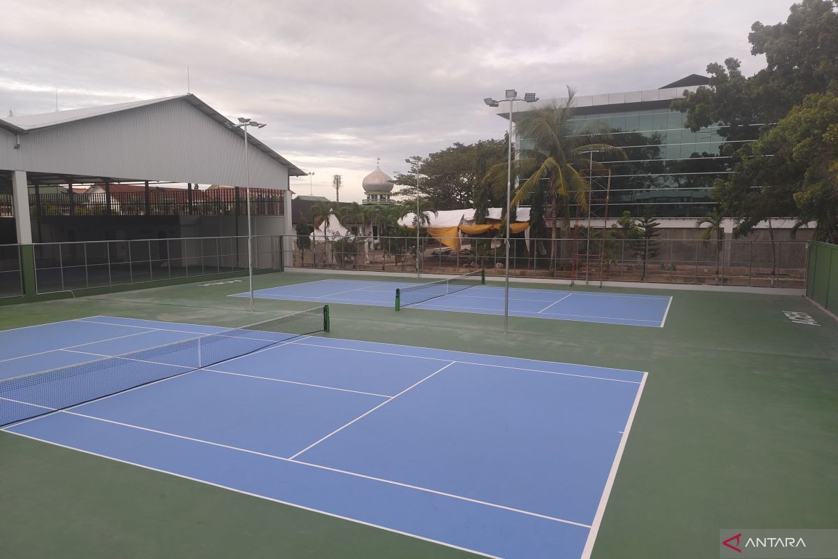 Persiapan soft tenis PON XXI sudah hampir 100 persen