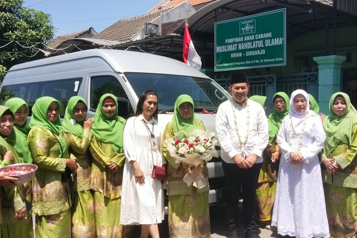 PAC Muslimat Krian apresiasi pemberian bantuan mobil operasional