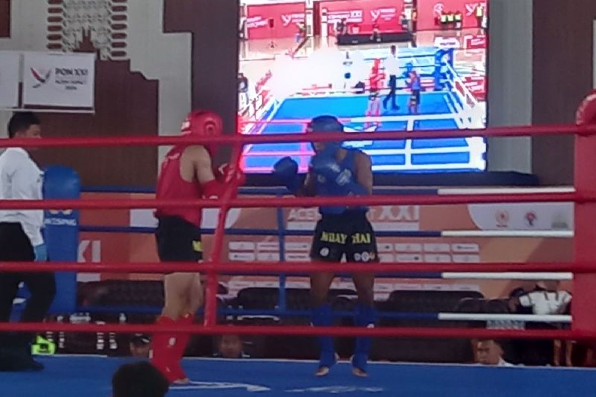 Muaythai - Abdul Muis tumbangkan peraih medali emas PON Papua