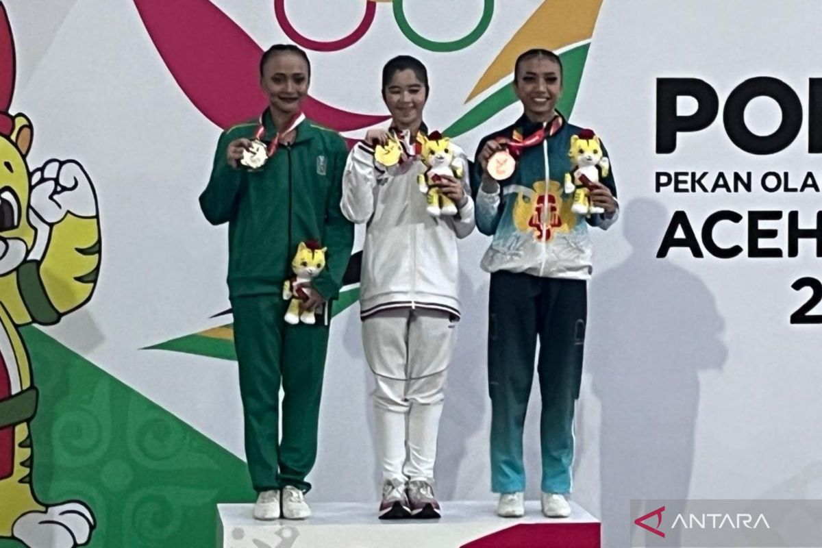 Aerobik - Krischayani Kurniawan sabet emas nomor Perorangan putri