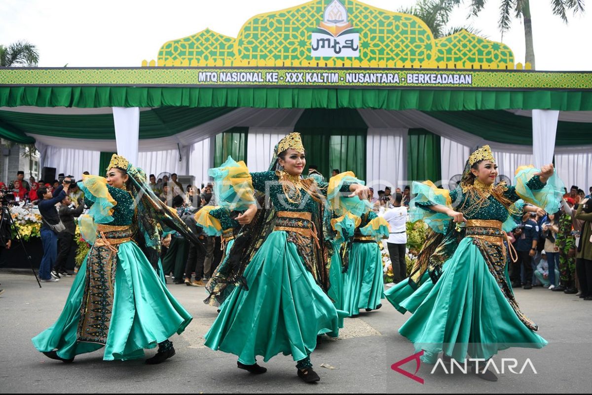 Ribuan warga Kaltim  antusias saksikan Pawai Ta'aruf MTQN