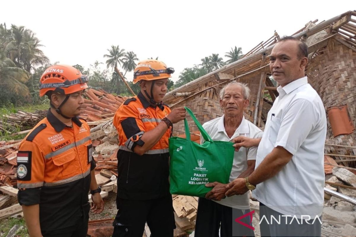 Baznas kirim tim tanggap bencana bantu korban puting beliung Bogor