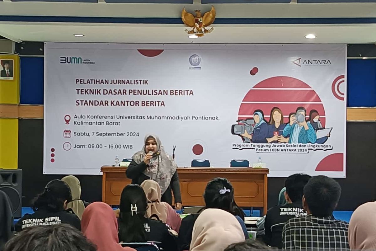 LKBN ANTARA gelar pelatihan jurnalistik bagi anggota pers mahasiswa