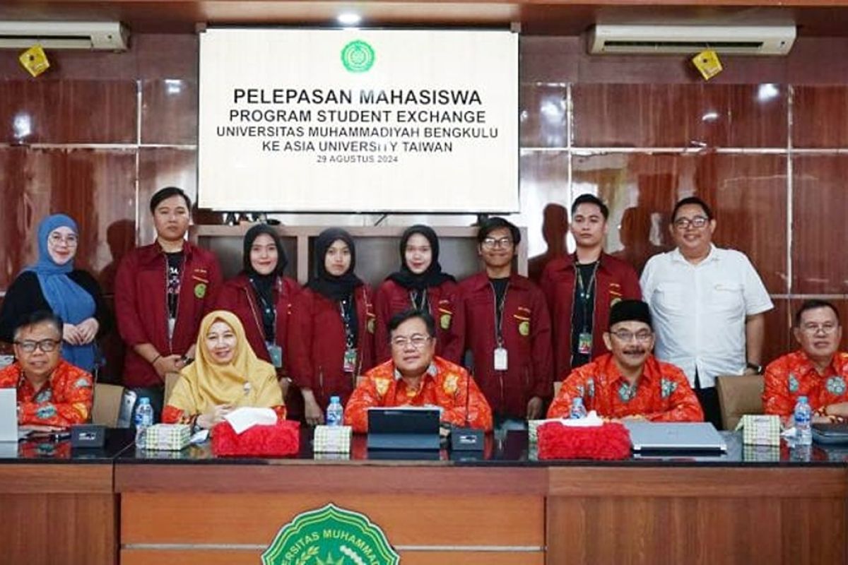 Mahasiswa Universitas Muhammadiyah Bengkulu ikuti pertukaran pelajar ke Taiwan