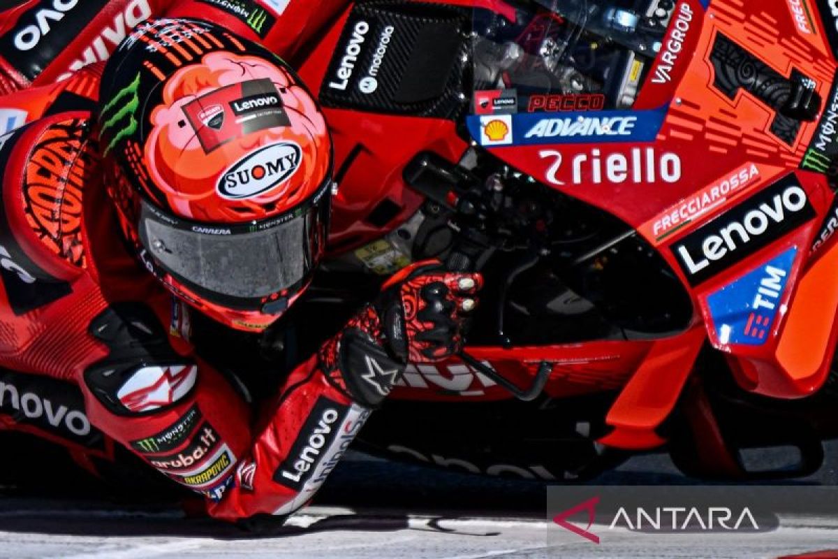 Bagnaia  puncaki sesi uji coba MotoGP di Misano