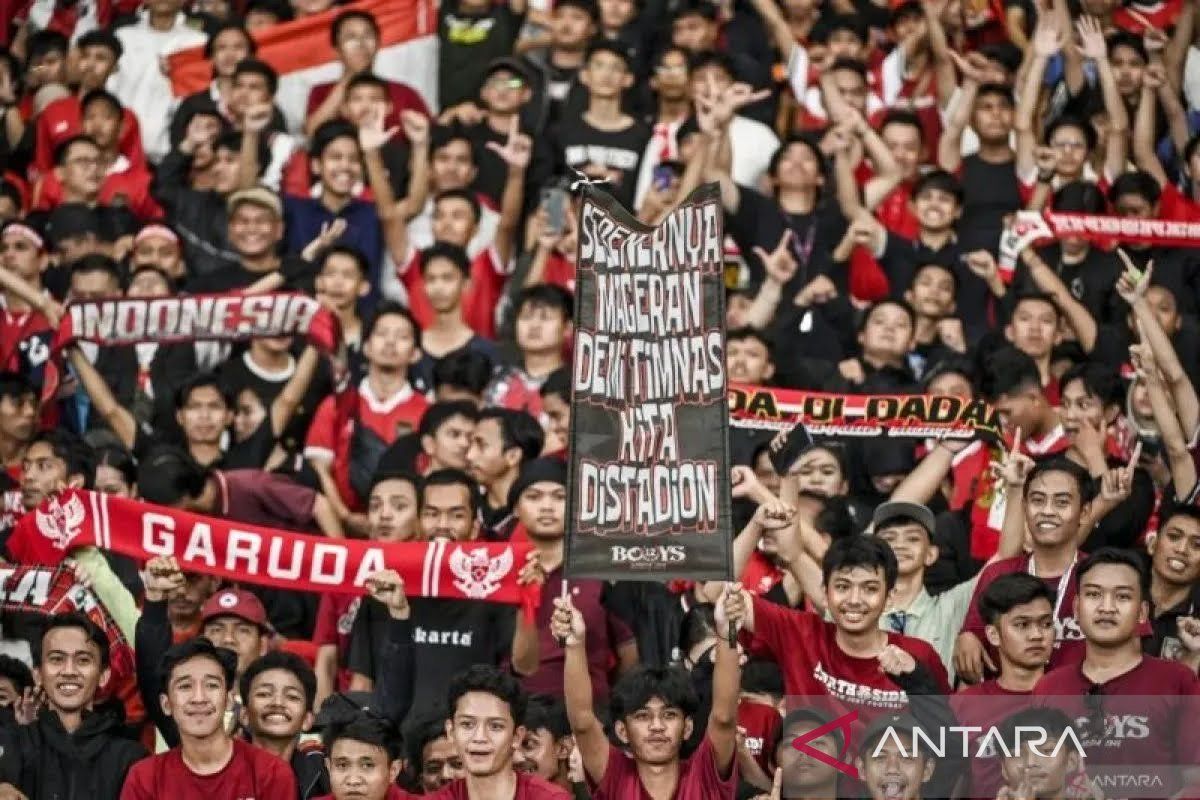 Timnas Indonesia: Kehadiran suporter motivasi tak ternilai