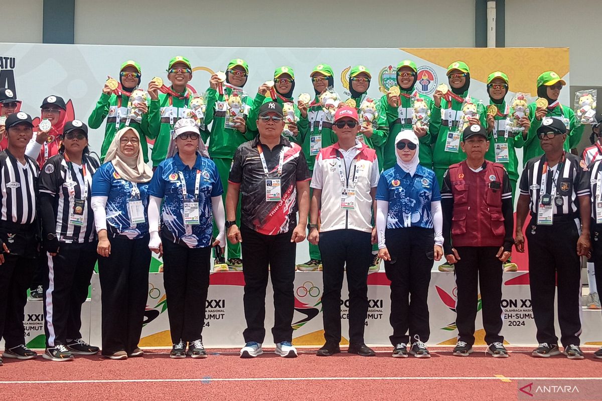 Sumut raih emas drum band nomor LBJP 400 meter putri