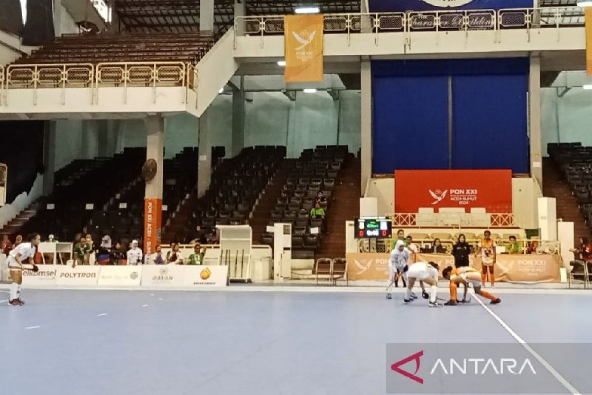 Tim hoki indoor putri Papua-NTB berbagi poin setelah seri 1-1