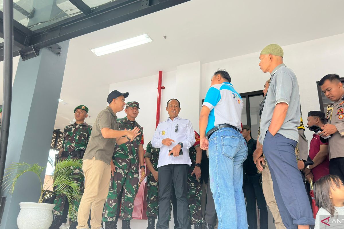 Pj Gubernur cek persiapan peresmian Pasar Toboali Bangka Selatan