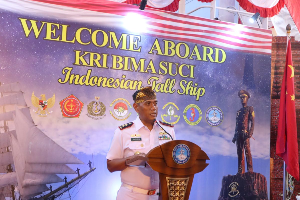 KRI Bima Suci docks in Shanghai as cultural ambassador