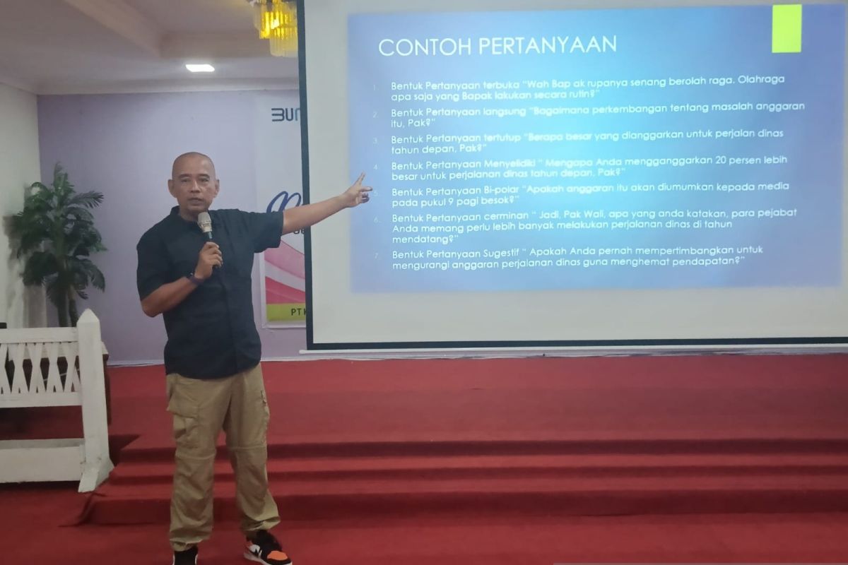 Wartawan ANTARA jadi pemateri pelatihan jurnalistik KPI Sungai Pakning