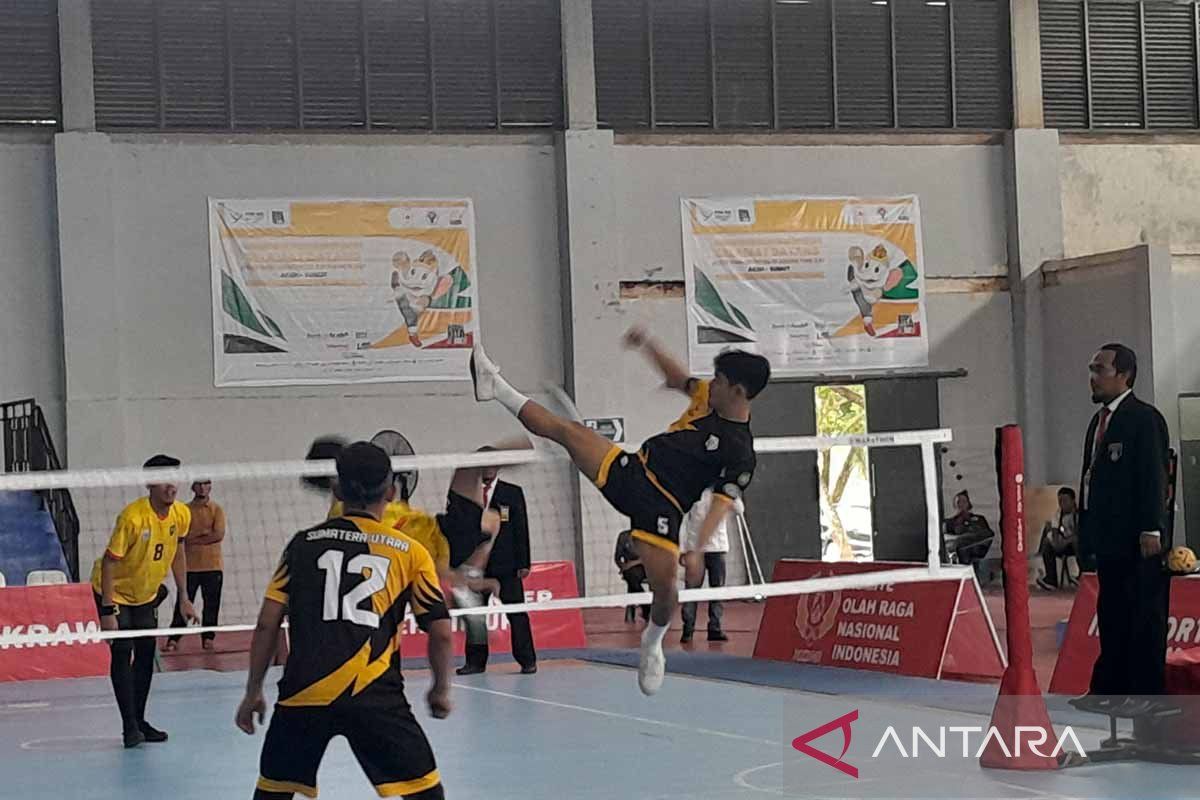 Aceh hadapi Sumut dalam final sepak takraw putra PON 2024