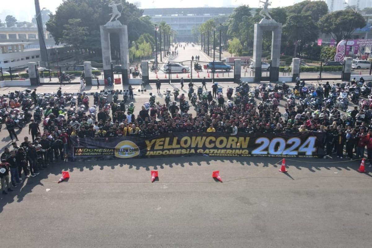Yellowcorn Gathering 2024 sukses digelar, dihadiri 600 bikers