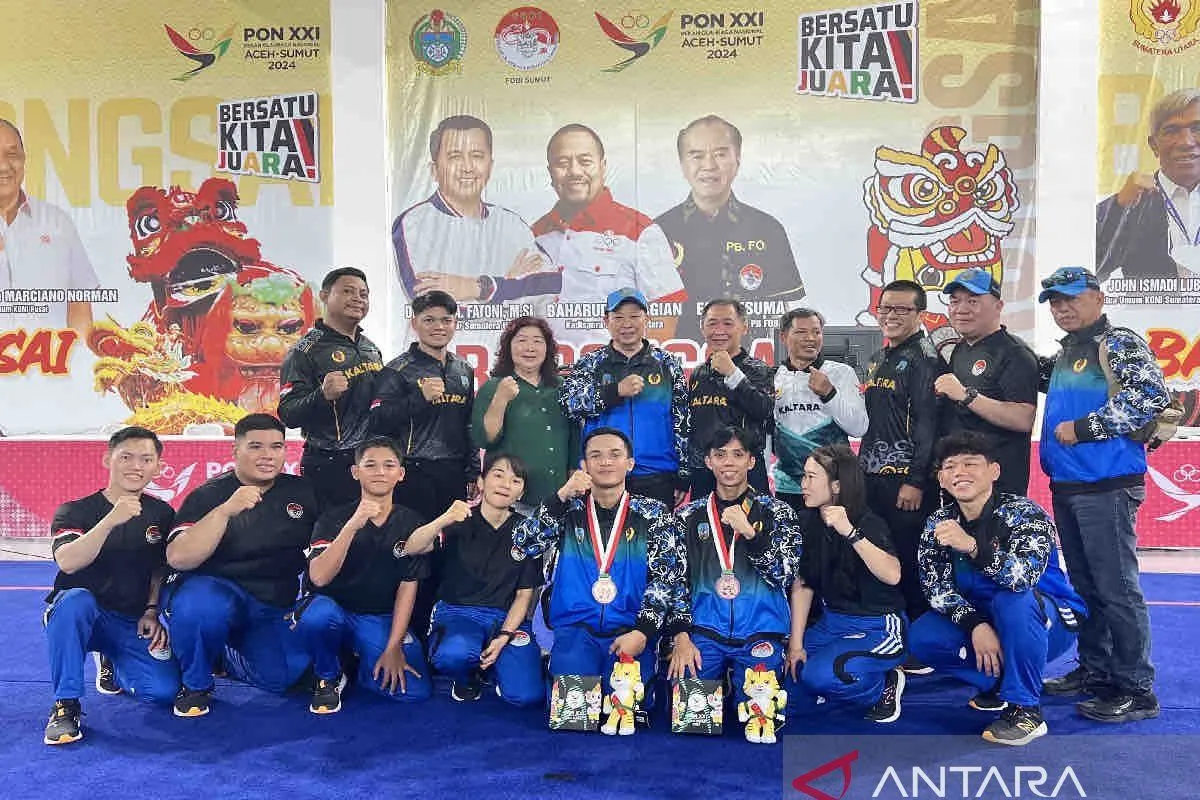 Pelatih Kaltara: satu emas dan perunggu sesuai target