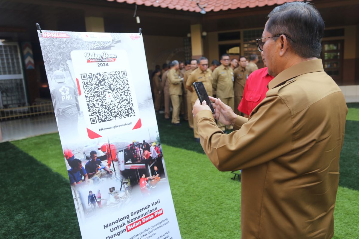 Sekda Kota Tangerang ajak masyarakat berdonasi pada Bulan Dana PMI