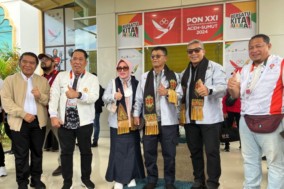 Gubernur dan Ketua Kontingen PON Sulteng tiba di Aceh hadiri PON