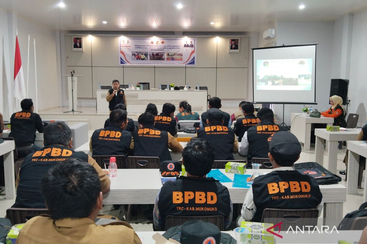 BPBD Mukomuko bentuk tim reaksi cepat penanganan bencana