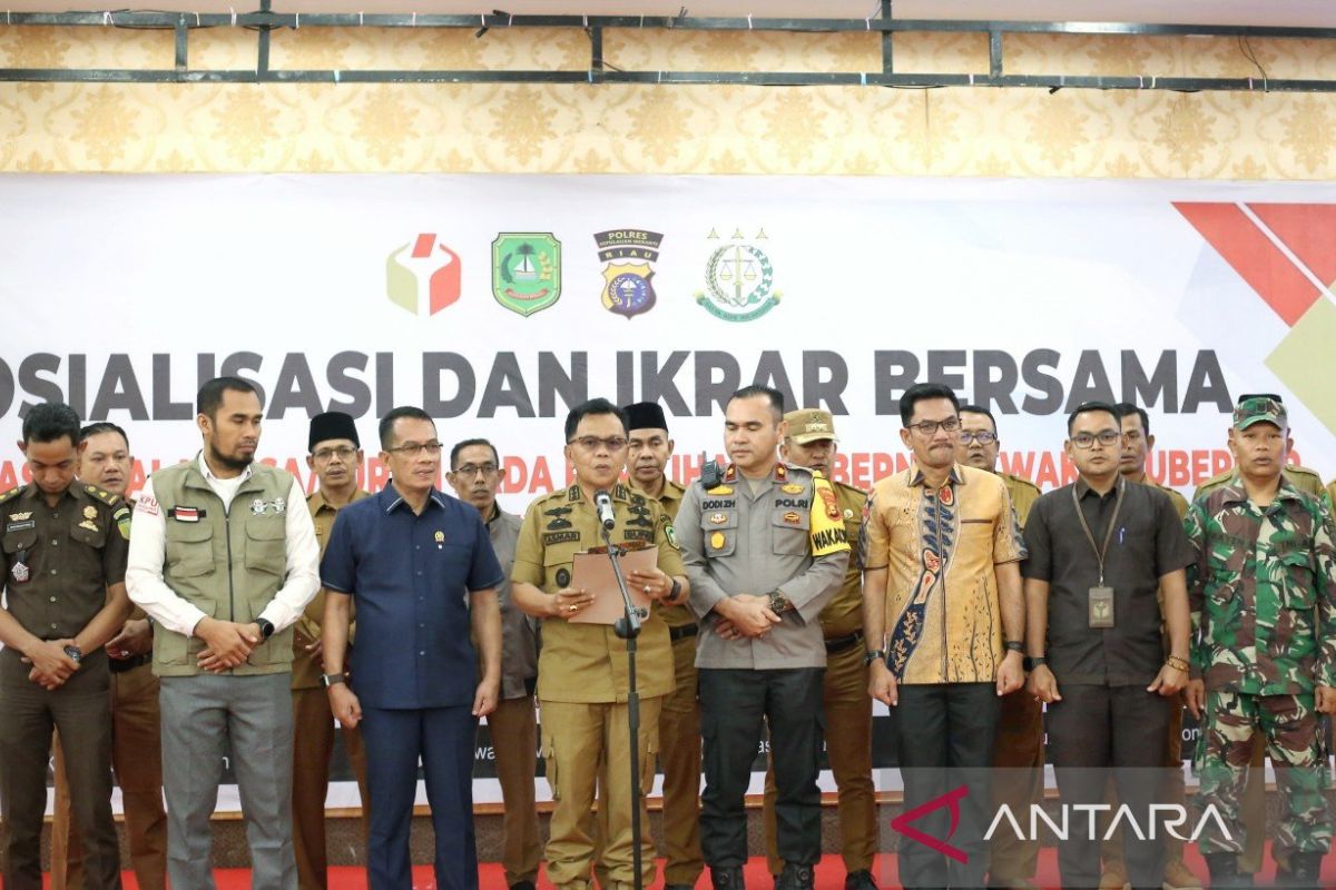 Kades dan lurah di Meranti ucapkan ikrar netralitas jelang Pilkada 2024