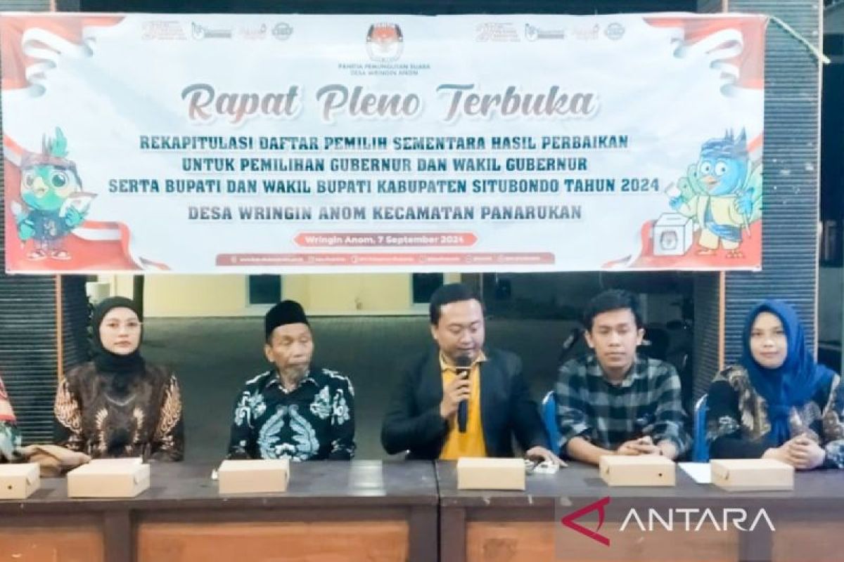 KPU Situbondo: Penyusunan DPS hasil perbaikan pilkada rampung