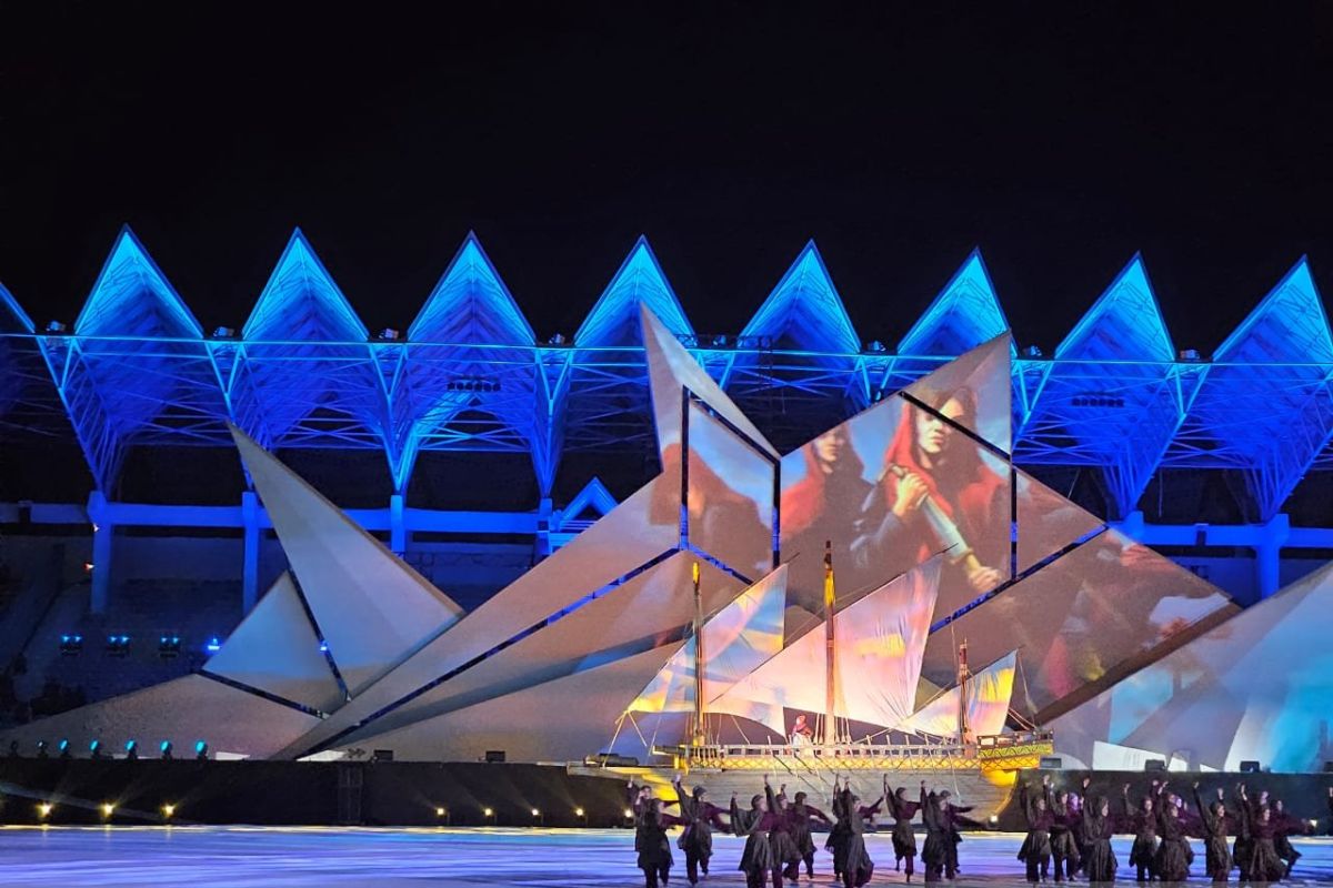 Upacara pembukaan PON Aceh-Sumut 2024 meriah