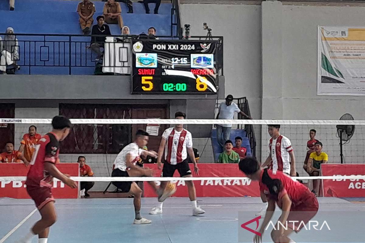 PON XXI: DKI dan Jatim jaga peluang ke semifinal sepak takraw putra