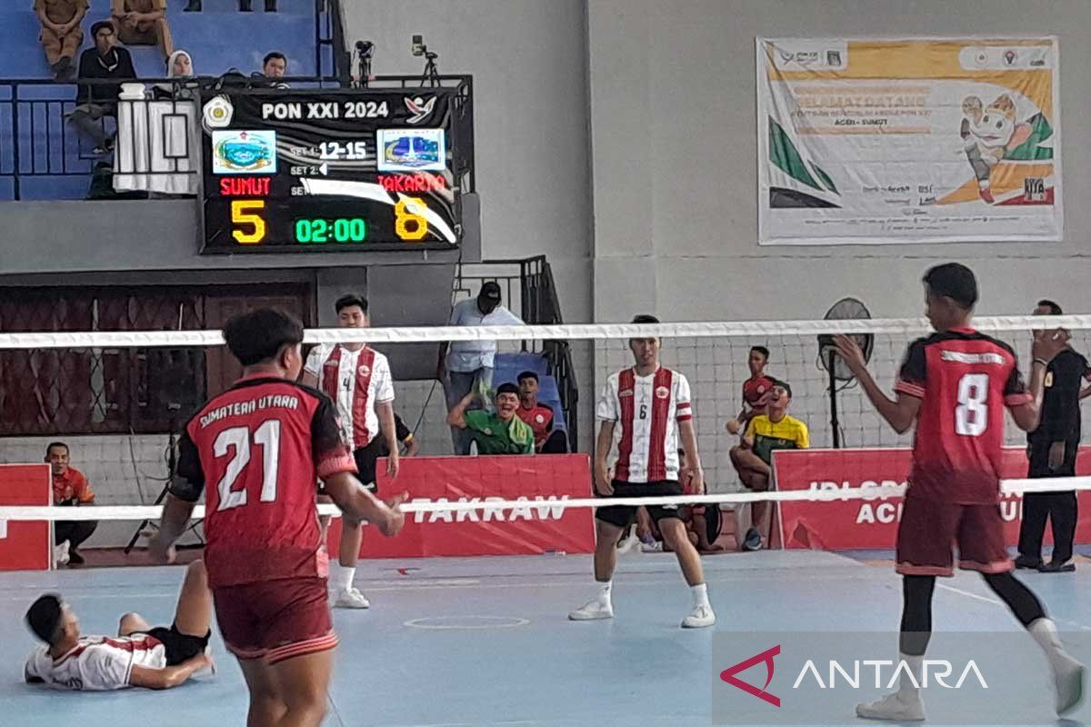 Sumbar dan Sulsel lolos semifinal sepak takraw putra PON XXI