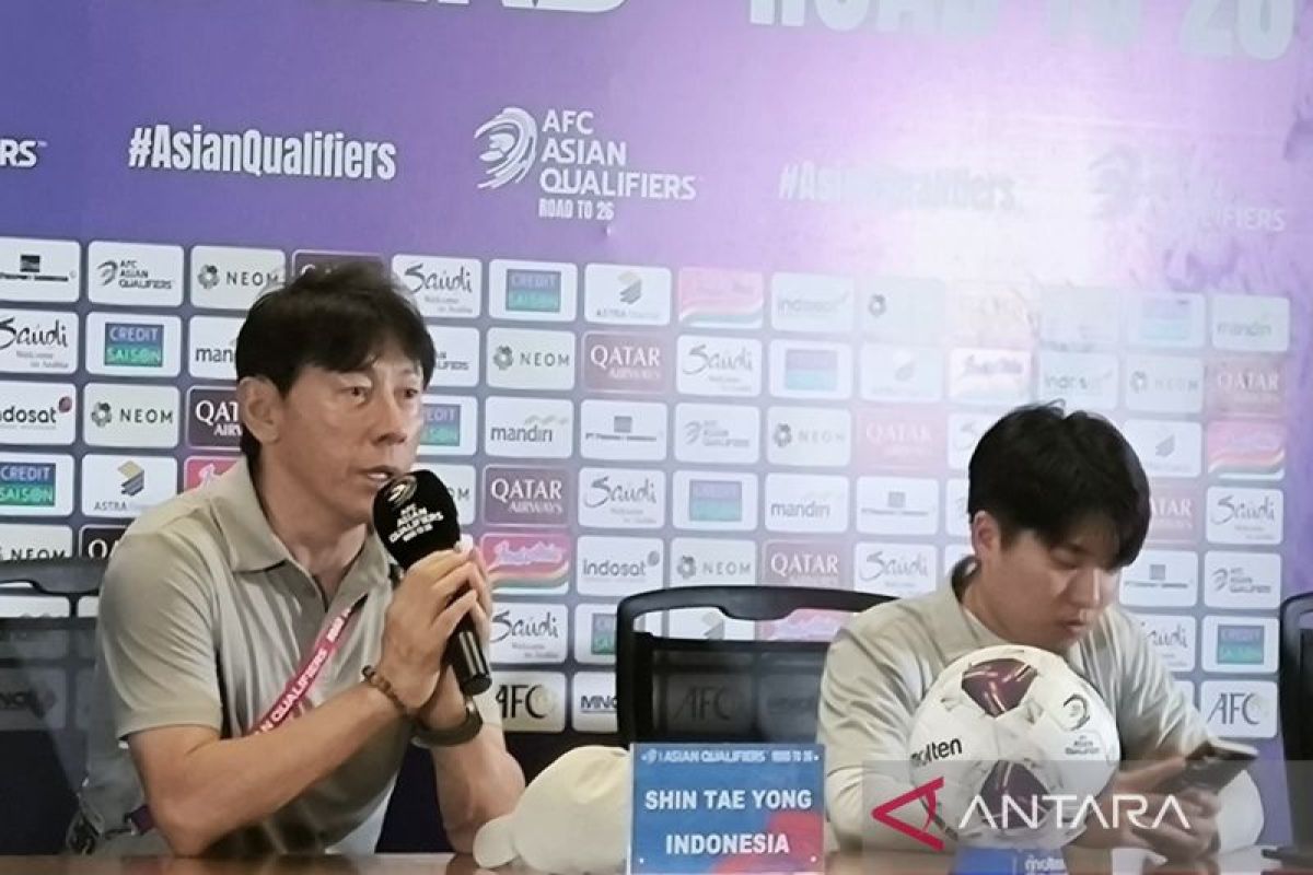 Shin Tae-yong puji mental pemain usai imbangi Australia