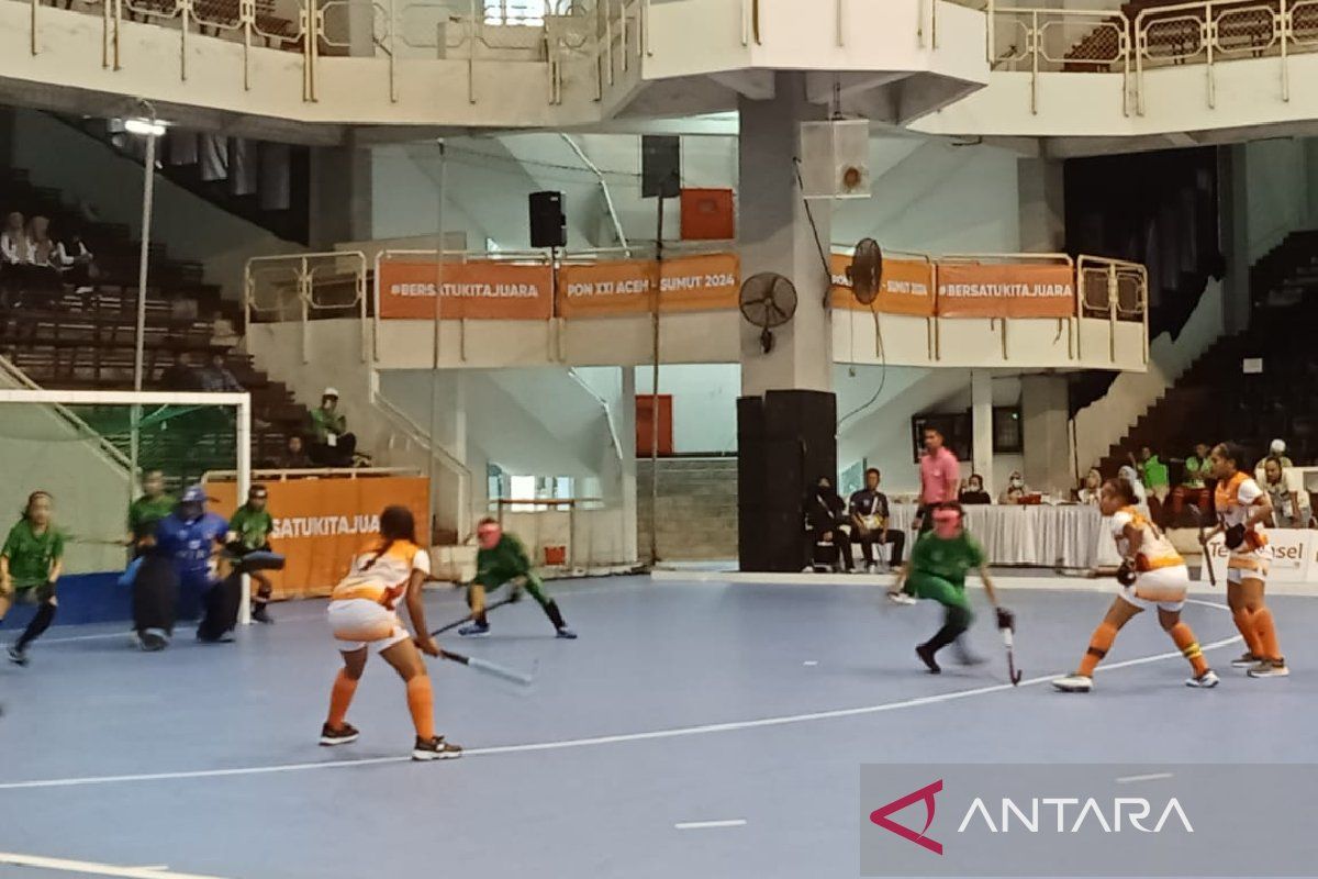 Hoki indoor putri Papua di posisi lima usai tekuk NTB lewat adu pinalti 3-2