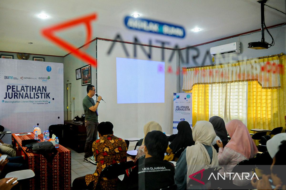 Adaro-ANTARA Kalsel gelar pelatihan jurnalistik bagi mahasiswa