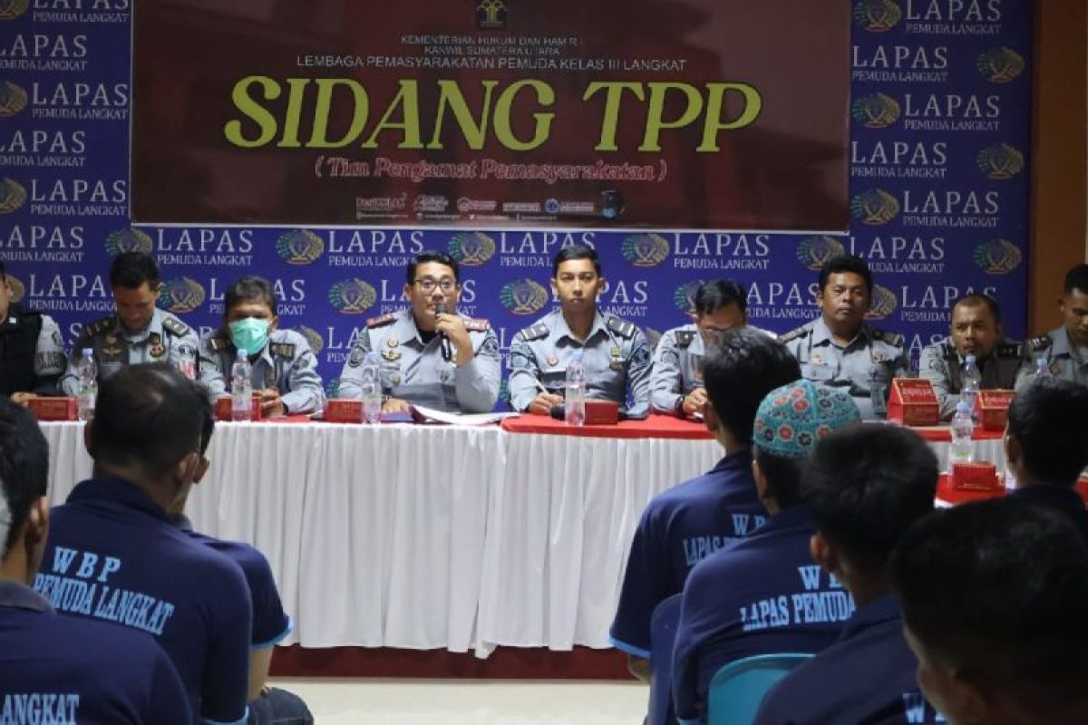 Lapas Pmuda Langkat lakukan sidang tim pengamat pasyarakatan