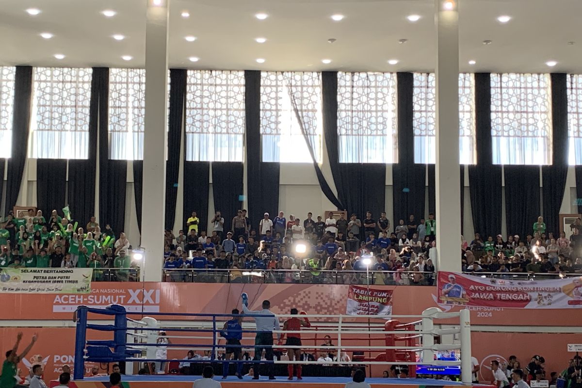 Jawa Timur kumpulkan tiga emas dari sembilan laga final muaythai