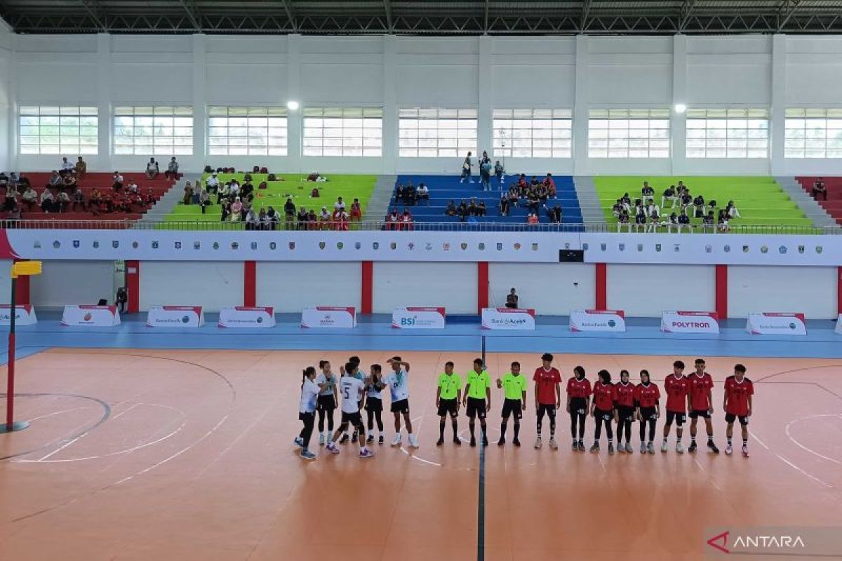 Tim korfball tuan rumah Aceh sabet dua kemenangan pada hari pertama