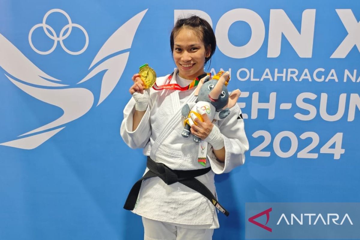 Maryam March Maharani pertahankan gelar juara judo -52 kg putri