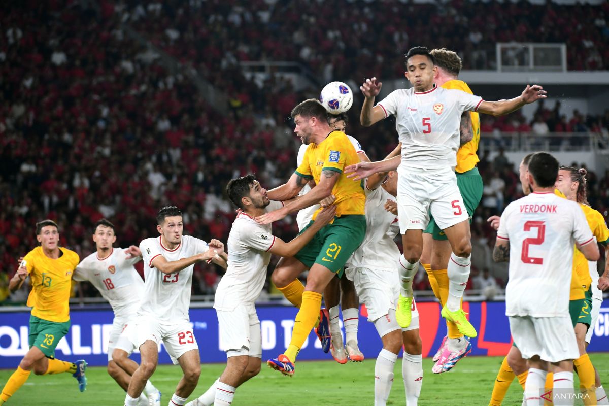 Timnas Indonesia berhasil imbangi Australia dengan skor 0-0