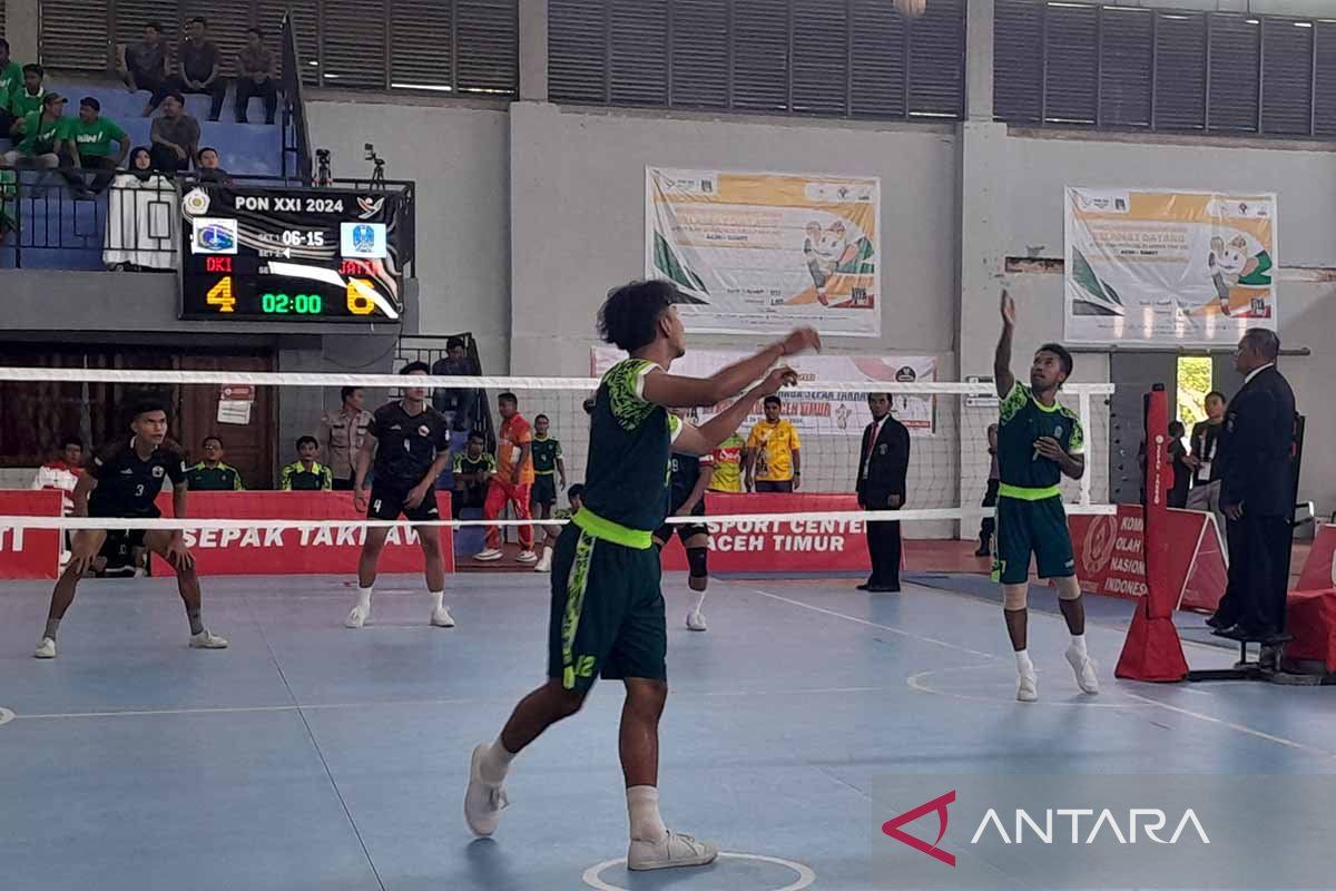 Sepak takraw - Regu putra Jatim menang dramatis atas Jakarta