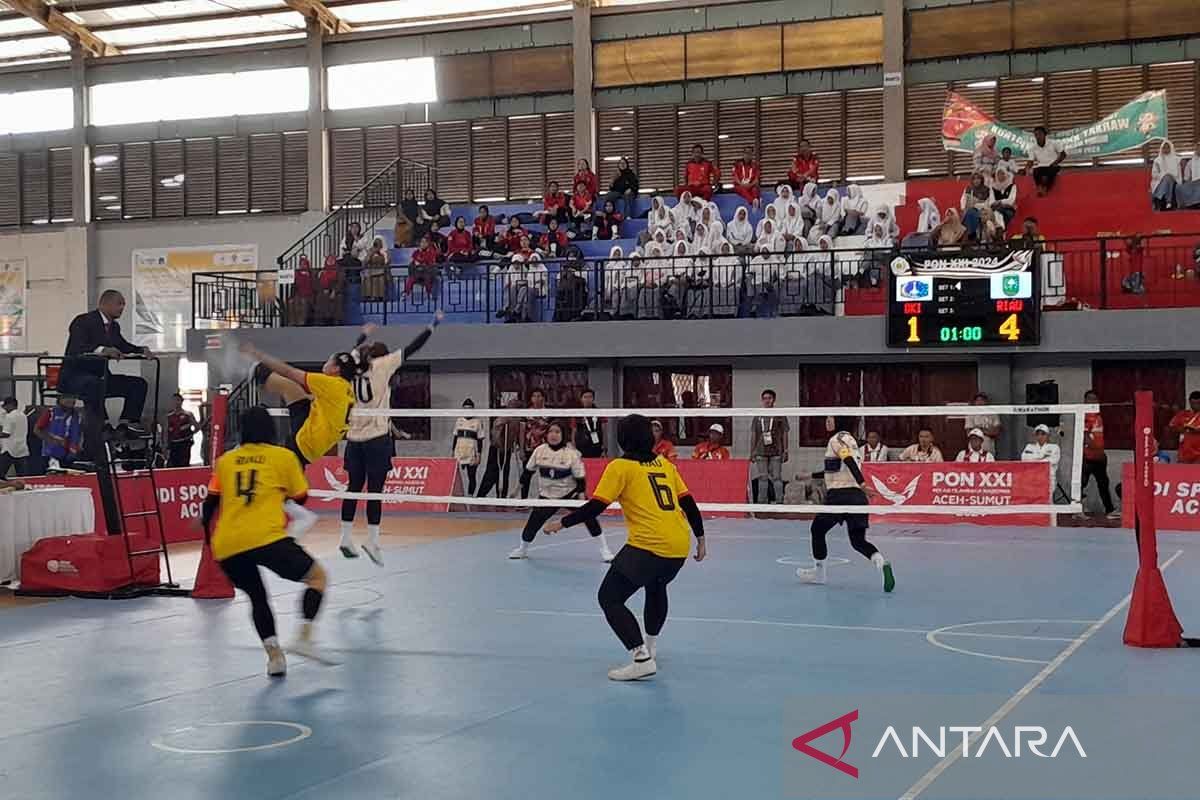 Sepak takraw - Tim putri Aceh hadapi Sulsel di semifinal PON XXI