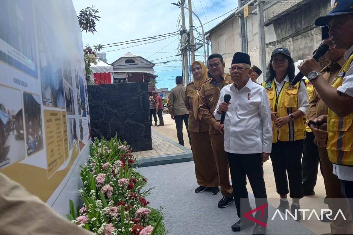 Wapres Ma'ruf Amin ingatkan pedagang jaga kebersihan Pasar Toboali