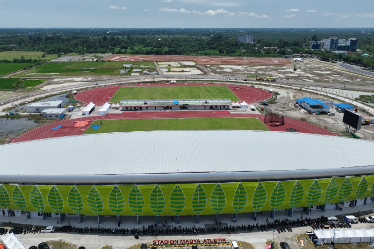 Stadion Madya Atletik Sumut Sport Centre berfasilitas komplit berstandar internasional