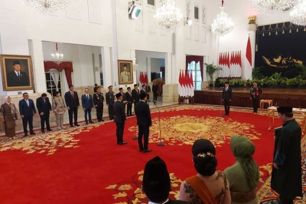 Presiden Jokowi lantik Eddy Hartono jadi Kepala BNPT