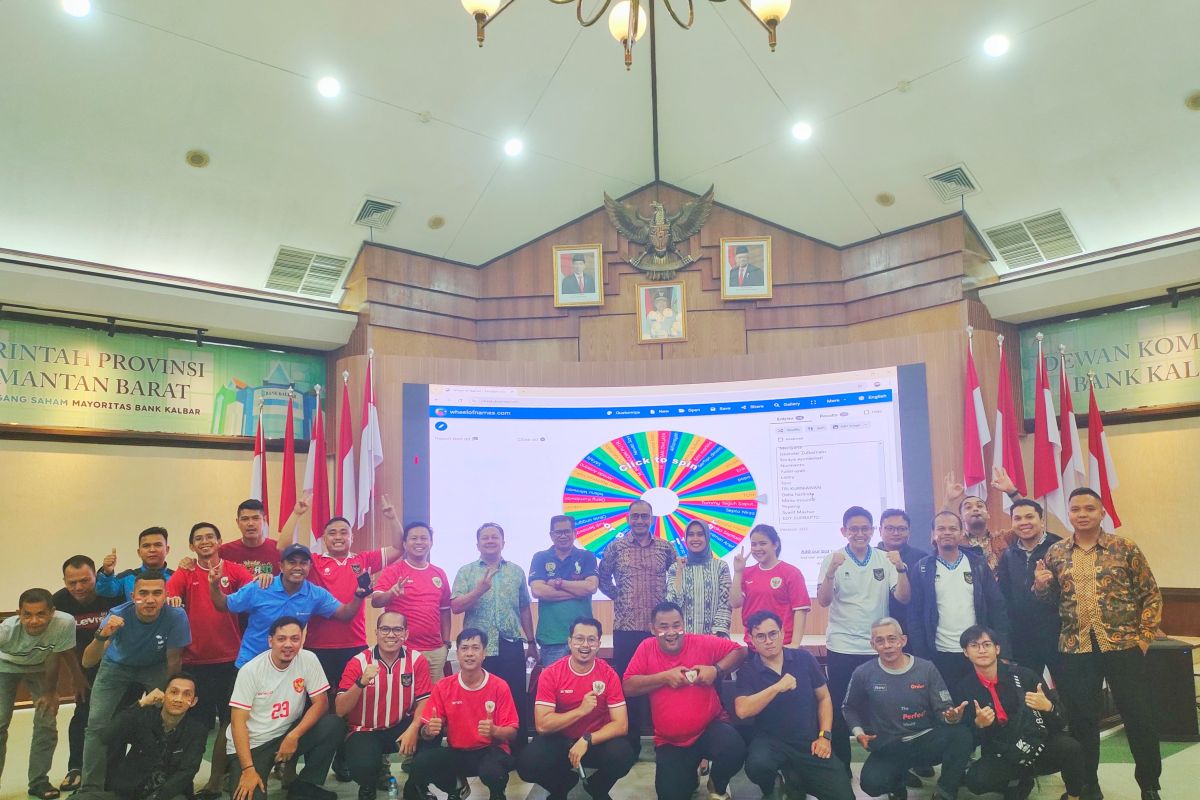 Dukung Timnas Indonesia, Bank Kalbar Selenggarakan Nonton Bareng