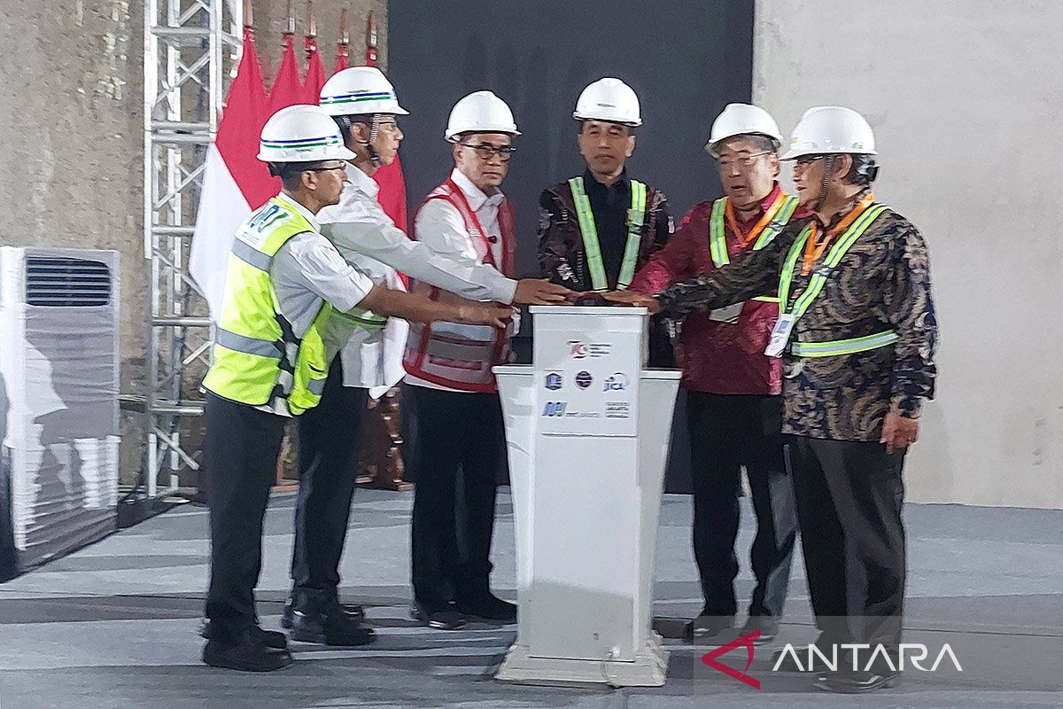 Presiden Jokowi canangkan koridor baru MRT Kota Bekasi-Tomang Jakarta