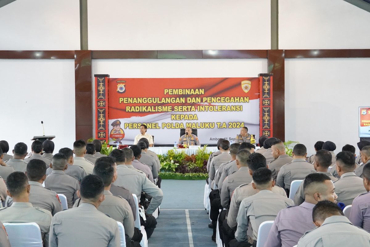 Lakukan pembinaan, Polda Maluku gelar pencegahan paham radikalisme bagi personel