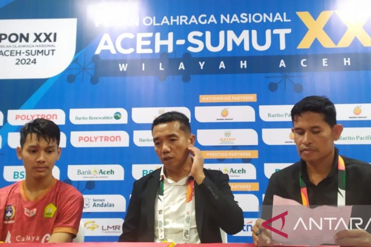 Sepak bola - Pelatih sebut kemenangan tim Aceh karena keberuntungan